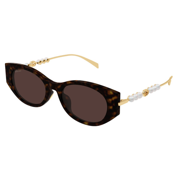 NWT Gucci GG1970SA-003 Havana Gold 54mm Sunglasses